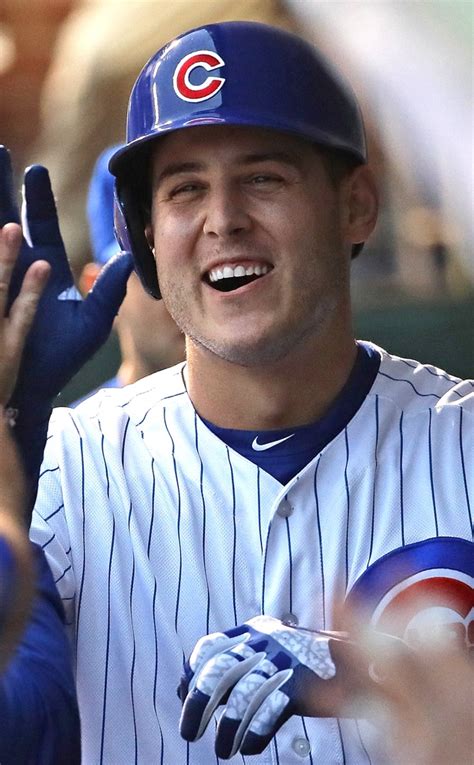 cubs player anthony rizzo  hand sanitizer  opponent  game