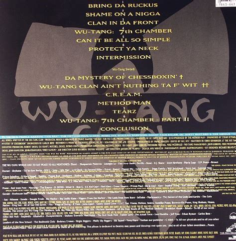 wu tang clan enter the wu tang 36 chambers vinyl lp ebay
