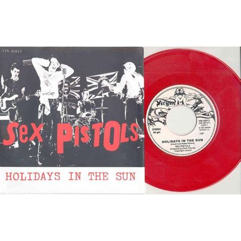 Holidays In The Sun Italian Ltd Re 100 Copies 2 Trk 7 Red Vinyl Unique