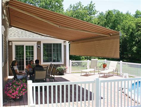 retractable awnings  designed   front retractable screen valance