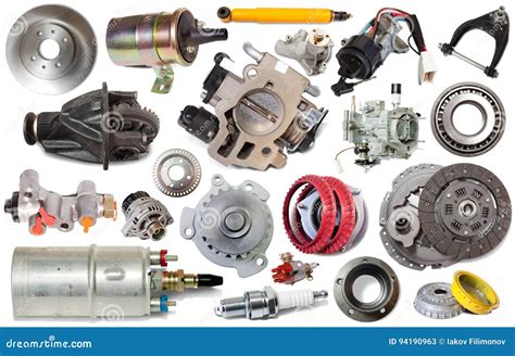 car repair parts isolated stock image image  motor