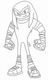 Sonic Knuckles Echidna Getdrawings sketch template