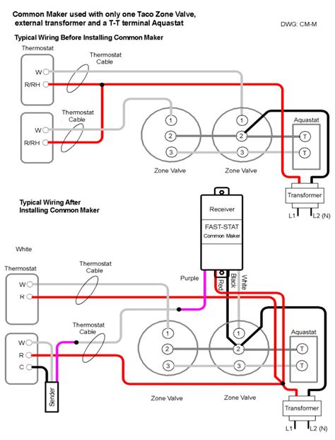 taco zone valve wiring schematic