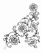 Corner Flower Border Floral Clip Clipart Vector Vectors Rose Bmp Drawings Drawing V13 Borders Designs Graphics Ornaments Abstract Graphic Use sketch template