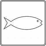 Fish Outline Clipart Simple Library sketch template