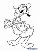 Coloring Donald Duck Pages Disneyclips Happy Daisy Disney Funstuff sketch template