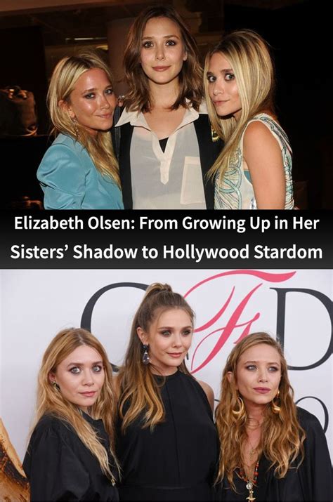 elizabeth olsen from growing up in her sisters shadow to