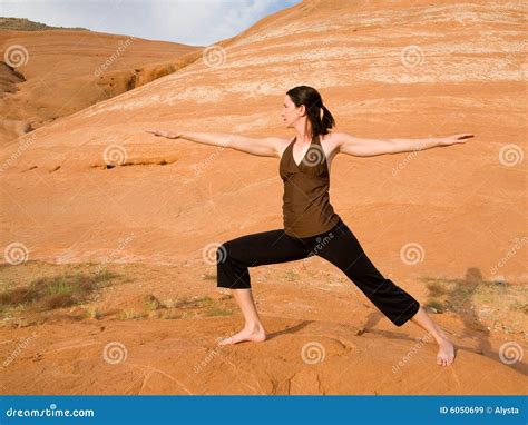 woman  yoga  wilderness stock image image  wilderness person