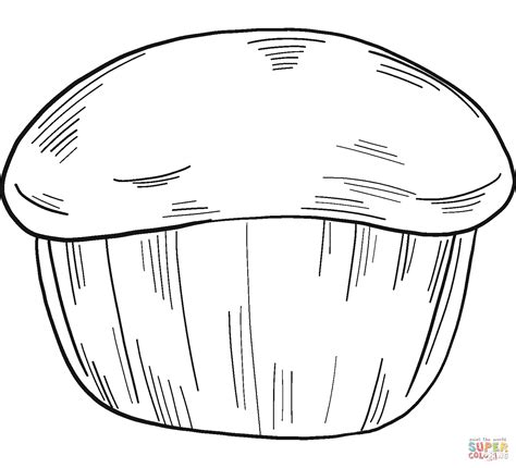 muffin coloring page  printable coloring pages