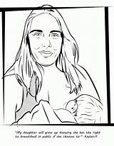 Coloring Pages Famous Women Popular Feminist sketch template