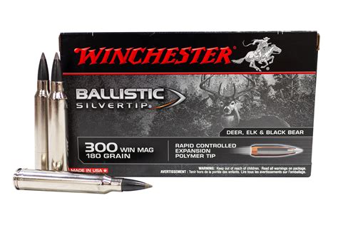 winchester  win mag  gr polymer ballistic silvertip box vance outdoors