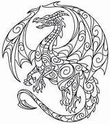 Coloring Dragon Pages Mandala Patterns Embroidery Printable Quilling Tattoo Color Pdf Adult Dragons Doodle Paper Designs Book Sheets Pattern Adults sketch template