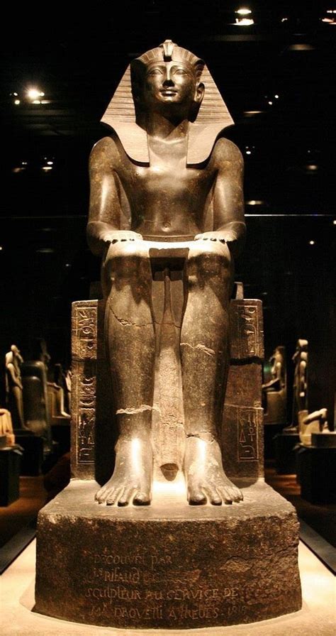 statue of king thutmosi iii ca 1479 1425 bce enthroned