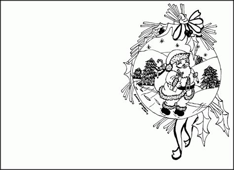 christmas card coloring template clip art library