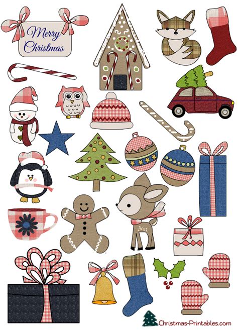 printable cute christmas stickers printable word searches