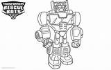 Rescue Bots Coloring Pages Transformers Lineart Printable Print Color Kids sketch template