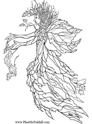 coloring page autumn fairy img  fairy coloring coloring pages