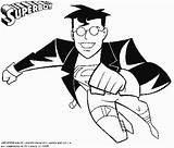 Dc Comics Coloring Pages Superboy Characters sketch template