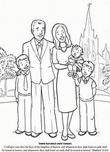 Coloring Lds Pages Colorear Clipart Para Family Primary Primaria Temple Sheets Clip Azcoloring Nuestra Colores Church Los Blessings Games Library sketch template