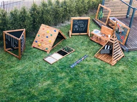 montessori garden backyard kids play area diy kids playground