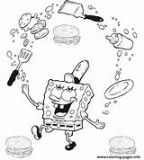 Coloring Spongebob Pages Krabby Printable Kids Book sketch template