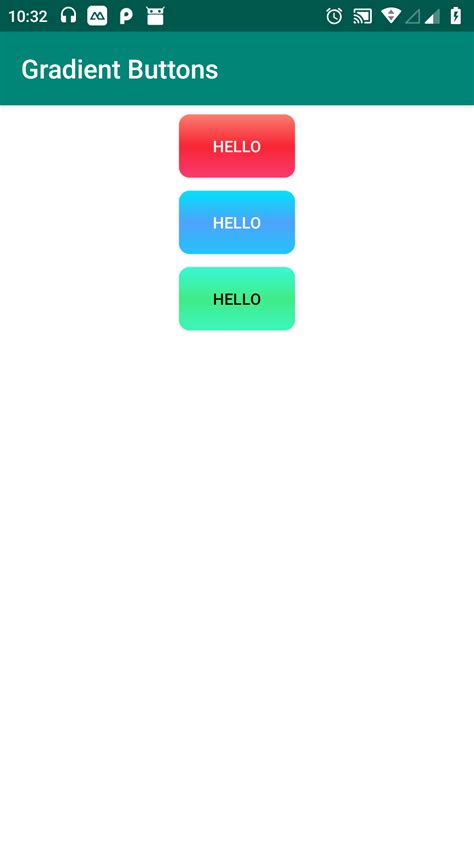 create gradient android buttons  designs parallelcodes