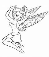 Tinkerbell Elfje sketch template