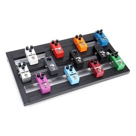guitar effects pedal board portable aluminium alloy guitar effects pedal board pedalboard