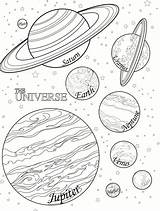 Coloring Planet Pages Print Printable Kids sketch template