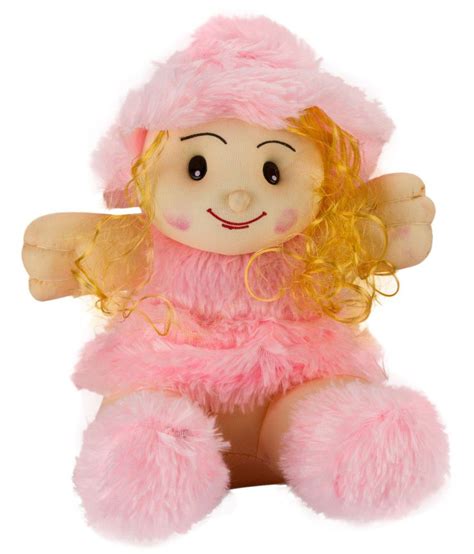 glitters attractive pink doll   buy glitters attractive pink