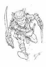 Max Dunbar Goblin Deviantart Sketch Ogre Character Comic Draw sketch template