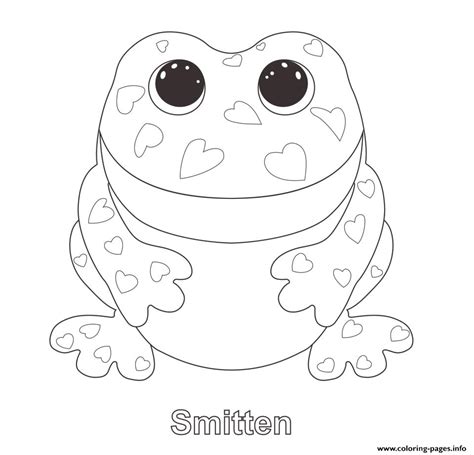 smitten beanie boo coloring pages  print tcf