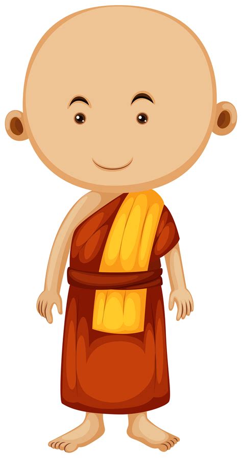 buddhist monk vector art icons  graphics
