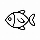 Fish Icon Vector Outline Icons Food Line Snapper Sea Vecteezy Pngtree Kon Iyi sketch template