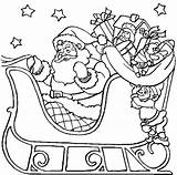 Starry Night Coloring Pages Santa Flying Claus Mudge Henry Drawing Getcolorings Getdrawings sketch template