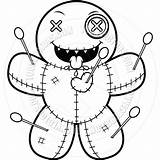 Coloring Creepy Pages Doll Halloween Voodoo Adults Printable Teddy Bear Vector Getcolorings Clip Illustrations Color Drawing Getdrawings Similar sketch template