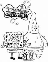 Spongebob Squarepants Mewarnai Snail sketch template