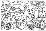 Hewan Putih Hitam Pemandangan Mewarnai Kebun Kumpulan Mewarna Sketsa Alam Binatang Diwarnai Haiwan Kartun Frewaremini Tumbuhan Pegunungan Terlengkap Ra Ngaji sketch template
