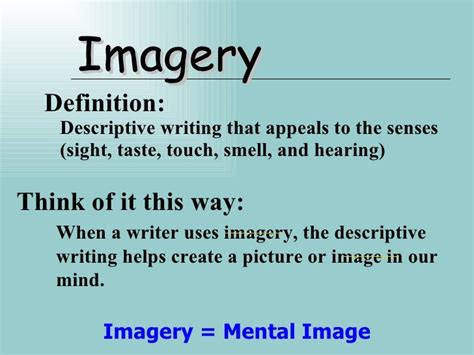 definition  imagery  examples   imagery literary