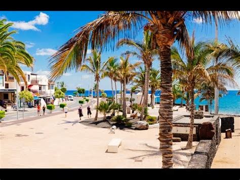 puerto del carmen lanzarote beach resort nightlife youtube