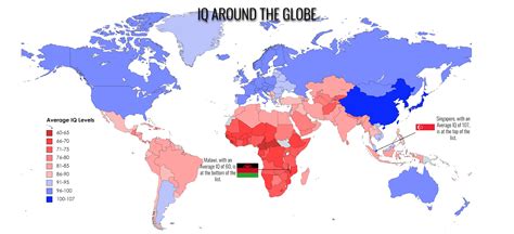 average iq levels around the globe r mapporn