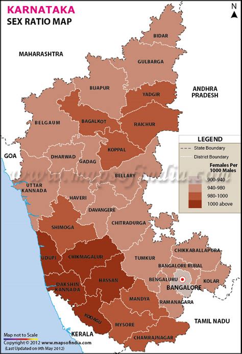 Karnataka Sex Ratio Census 2011