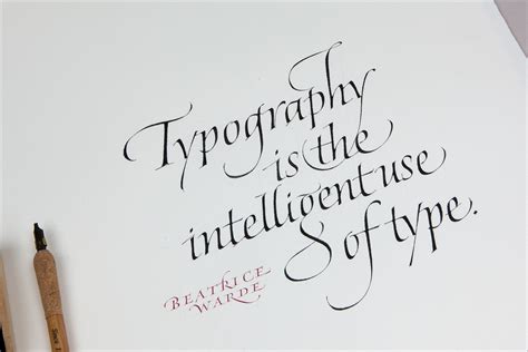 types  calligraphy