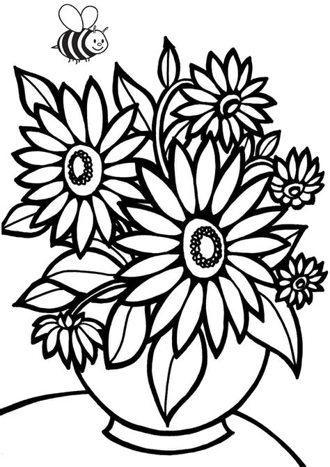 flower pages print  coloring pages