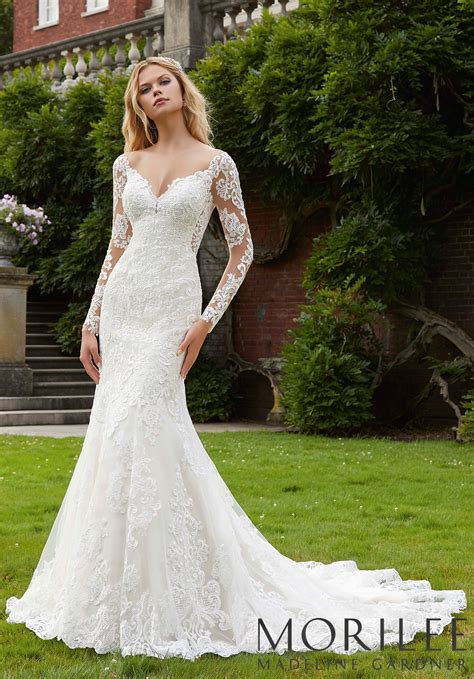 philomena wedding dress morilee long sleeve bridal