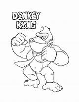 Kong Donkey Bestcoloringpagesforkids sketch template