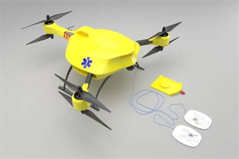 ambulance drone  model cgtrader