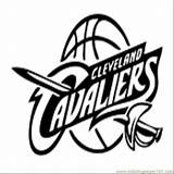 Logo Coloring Basketball Pages Cleveland Heat Miami Cavs Clipart Printable Color Drawing Cavaliers Kids Instagram Cliparts Boys Rowdyruff Kobe Bryant sketch template