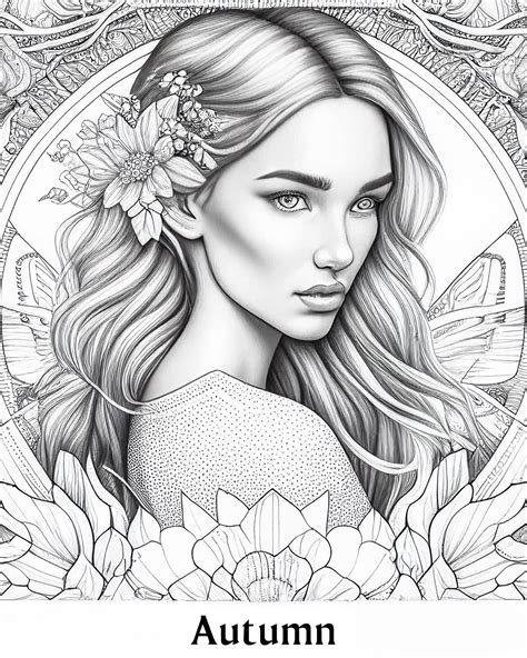 fascinating fairy coloring pages  adults  mindful life