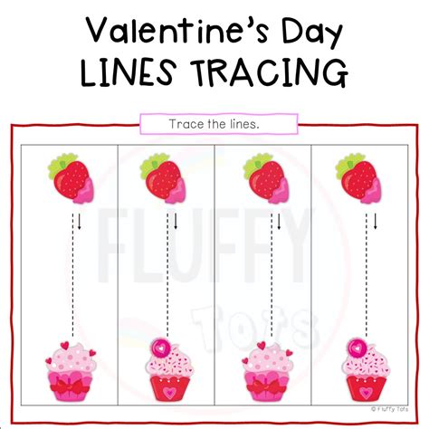 valentines tracing